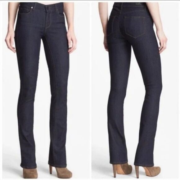 PAIGE Dark Blue Women's Jeans - Picture 1 of 10